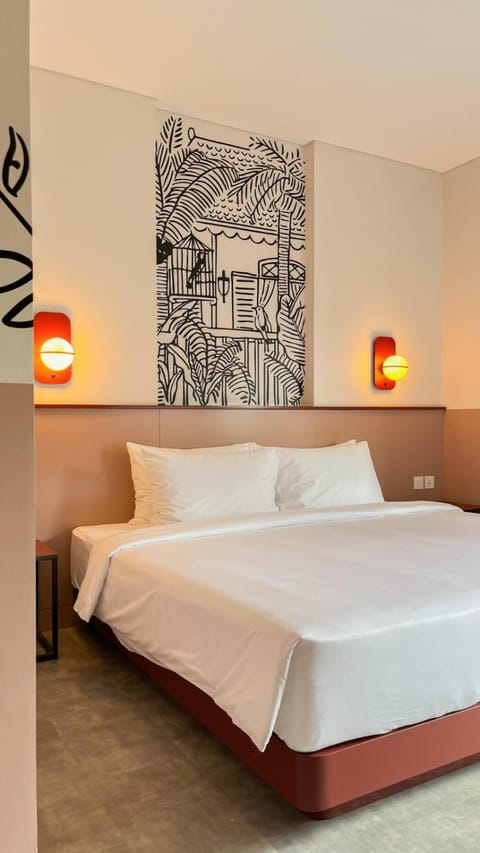 Bed, Photo of the whole room, Decorative detail, Bedroom