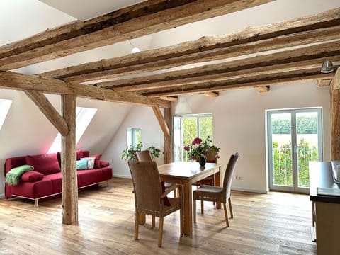 Living room, Seating area, Dining area