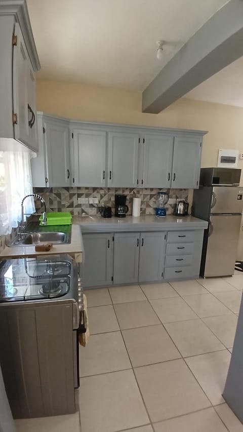 Kitchen or kitchenette, toaster