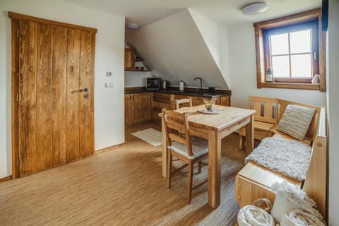 Kitchen or kitchenette, Dining area
