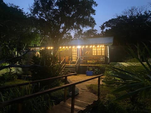 Property building, Night, Beach, Garden view