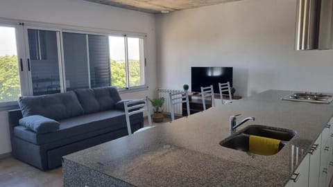 Kitchen or kitchenette, Living room