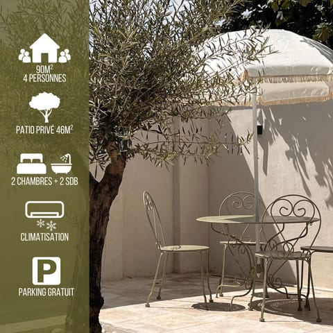 Property building, Patio