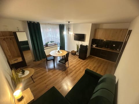Kitchen or kitchenette, Living room, Seating area