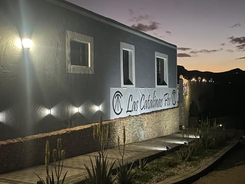 Property building, Night, Property logo or sign, Street view