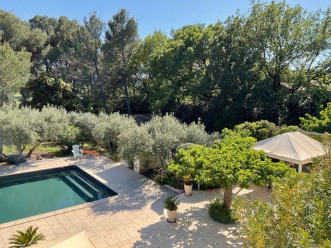 Natural landscape, Garden, Garden view, Pool view, Swimming pool