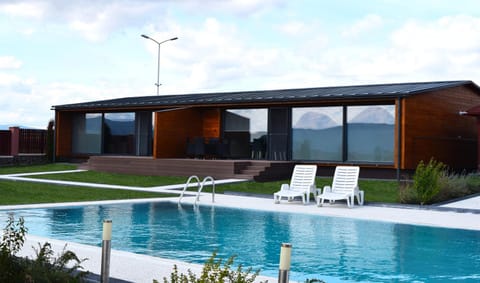 Facade/entrance, Pool view