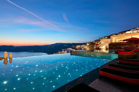 Natural landscape, Pool view, Sea view, Swimming pool