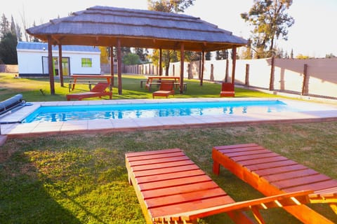 Pool view, Swimming pool, sunbed
