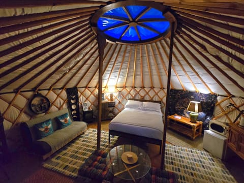 Rainbow's End Yurts Luxury tent in Scotland