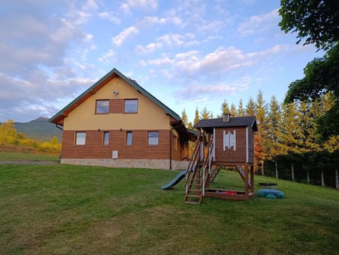 Property building, Natural landscape, Children play ground, Mountain view