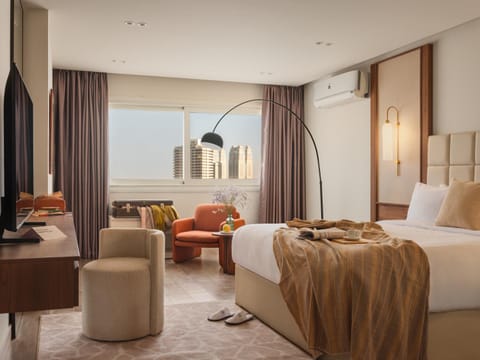 View (from property/room), Seating area, Bedroom