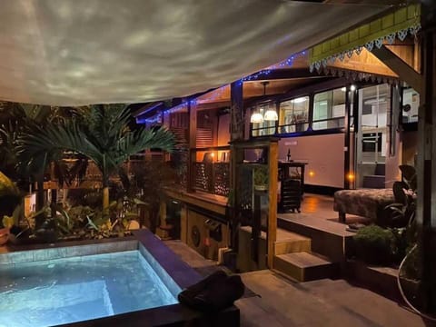 Property building, Hot Tub, Balcony/Terrace