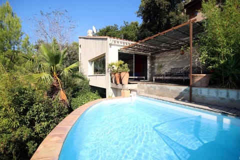 Property building, Patio, Pool view, Swimming pool