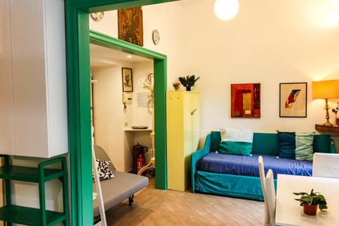 Bed, Living room, Seating area
