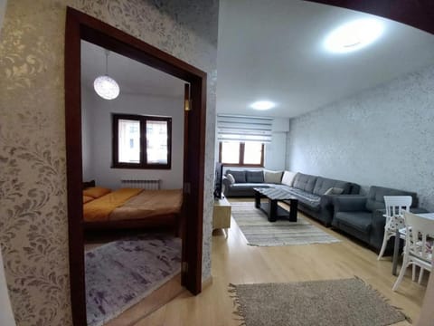 Bed, Living room, Photo of the whole room, Seating area, Bedroom
