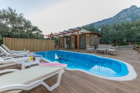 Pool view, sunbed
