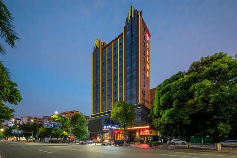Property building, Night, City view
