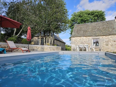 Patio, Pool view, Swimming pool, sunbed