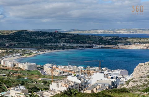 Nearby landmark, Day, Natural landscape, Bird's eye view, Beach, City view, Lake view, Mountain view, River view, Sea view