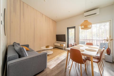 Communal lounge/ TV room, TV and multimedia, Living room, Seating area, Dining area, air conditioner
