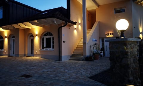 Property building, Facade/entrance, Night