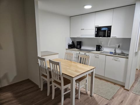 Kitchen or kitchenette, Dining area, oven, stove