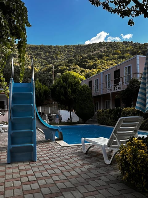 Property building, Day, Natural landscape, Mountain view, Pool view, Swimming pool