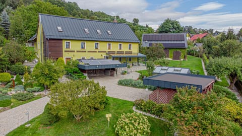 Property building, Garden view