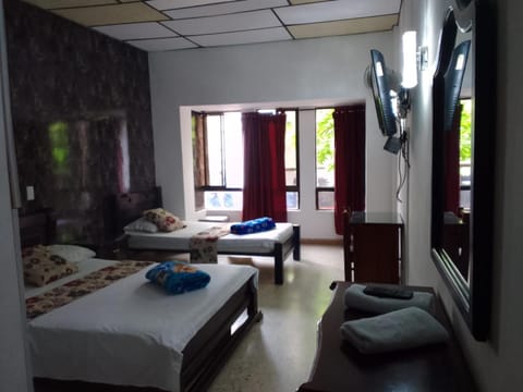Communal lounge/ TV room, Bed, Photo of the whole room, towels