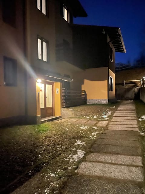 Property building, Night, Skiing, Street view