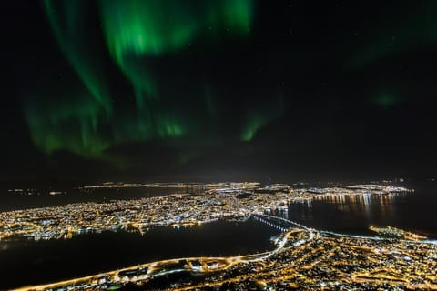 Night, Natural landscape, City view