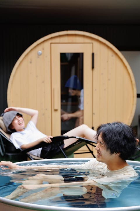 People, Sauna, group of guests