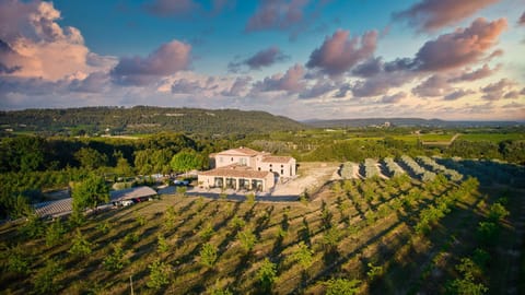 Property building, Nearby landmark, Natural landscape, Bird's eye view