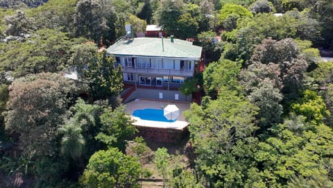 Property building, Day, Natural landscape, Bird's eye view, Pool view, Swimming pool