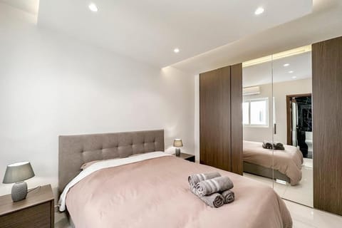 Flat 5 Mellieha Seaview & City view apartment with Terrace, nearby Beaches Apartment in Malta