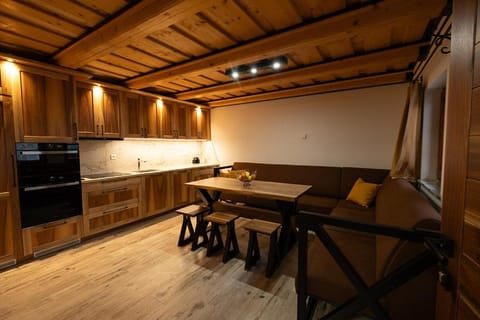 Kitchen or kitchenette, Dining area, oven, stove