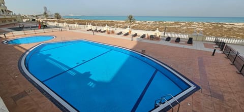 Day, Beach, Sea view, Swimming pool, sunbed