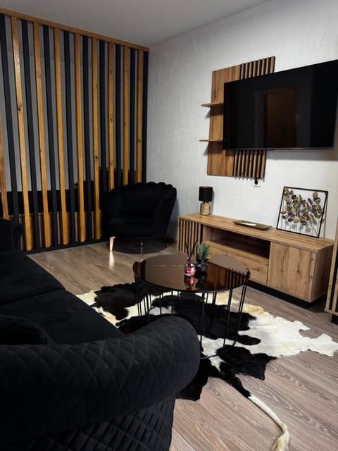 Gold & Black Apartment in Lithuania