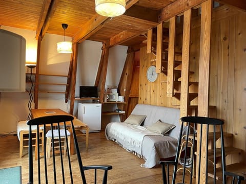Chalet montagnard avec balcon, proche piste et centre - FR-1-814-77 Chalet in Besse-et-Saint-Anastaise