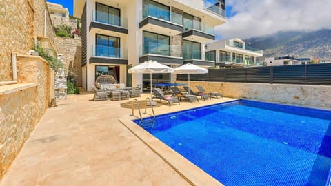 Property building, Patio, Natural landscape, Other, Mountain view, Pool view, Swimming pool, sunbed
