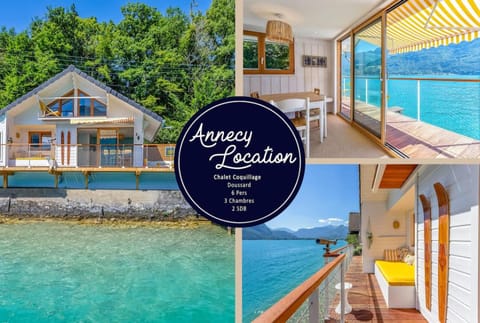 Chalet Coquillage Waterfront Escape on Lake House in Doussard