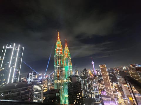 Property building, Night, City view