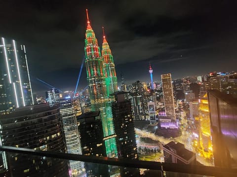 Property building, Night, City view
