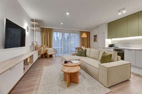 TV and multimedia, Kitchen or kitchenette, Living room, Seating area