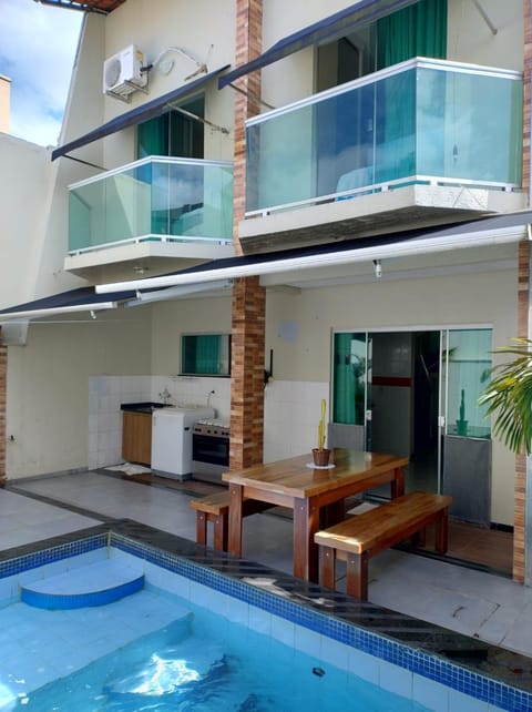 Swimming pool, sunbed