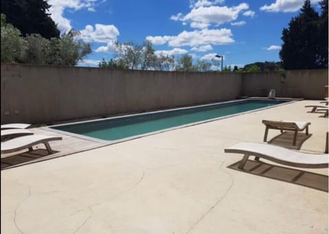 Patio, Day, Pool view, Swimming pool, Swimming pool, sunbed