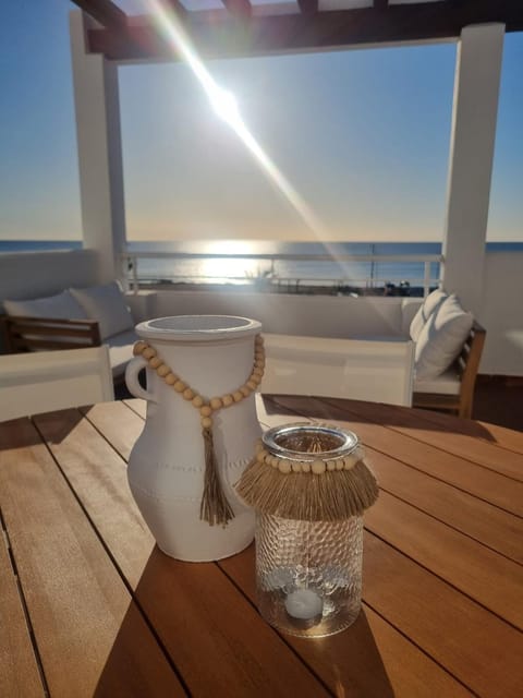 Patio, Day, Natural landscape, View (from property/room), Sea view