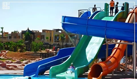 Children play ground, Aqua park, Swimming pool, Swimming pool