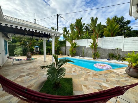 Patio, Day, Natural landscape, Pool view, Swimming pool, Swimming pool, sunbed